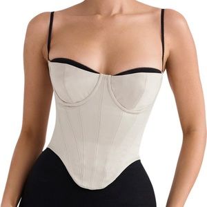 House of CB Luette Satin Corset Top